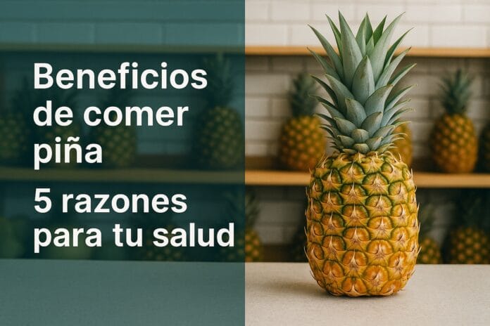 Beneficios de comer piña: 5 razones para incluirla en tu dieta