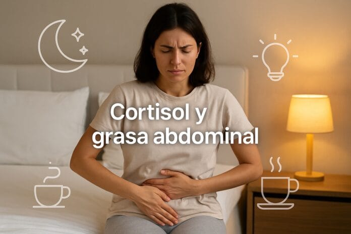 Cortisol grasa abdominal: hábitos y menú antiestrés