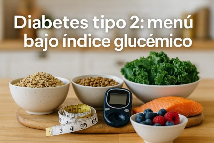 Diabetes tipo 2: menú bajo índice glucémico