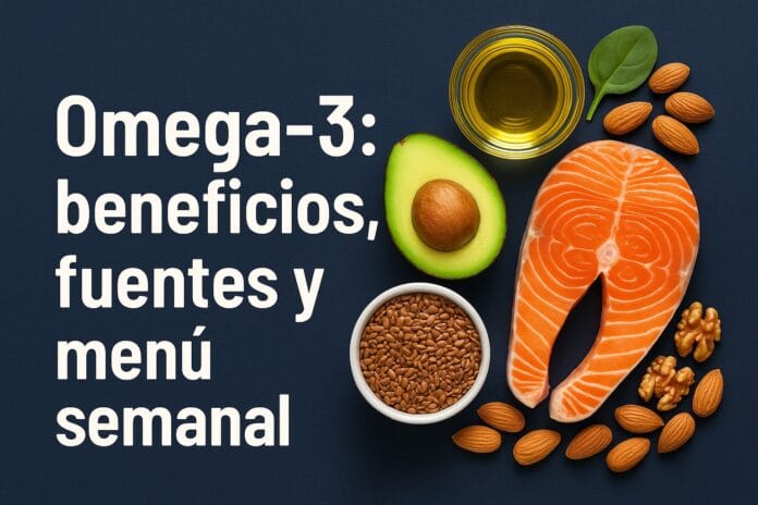 Omega-3 beneficios, fuentes y menú semanal Omega-3: beneficios, fuentes y menú semanal