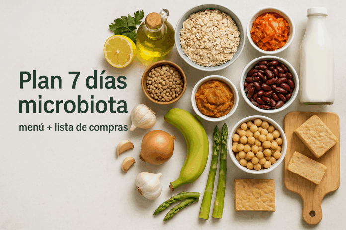 Plan de 7 días para mejorar la microbiota