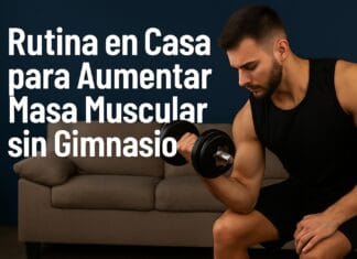 Rutina en casa para aumentar masa muscular sin gimnasio Rutina en casa para aumentar masa muscular sin gimnasio