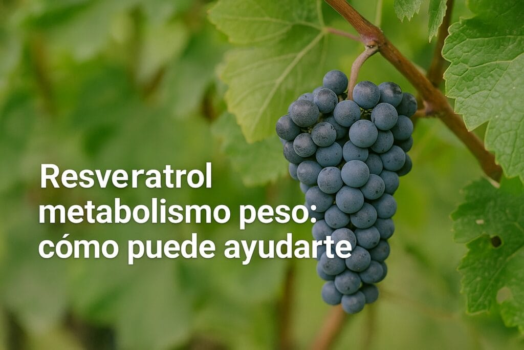 Resveratrol metabolismo peso: cómo puede ayudarte de verdad