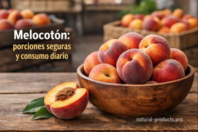Melocotón: porciones seguras y consumo diario
