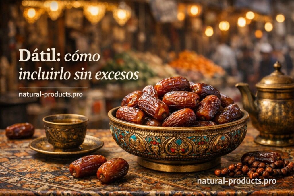 Dátil: cómo incluirlo sin excesos