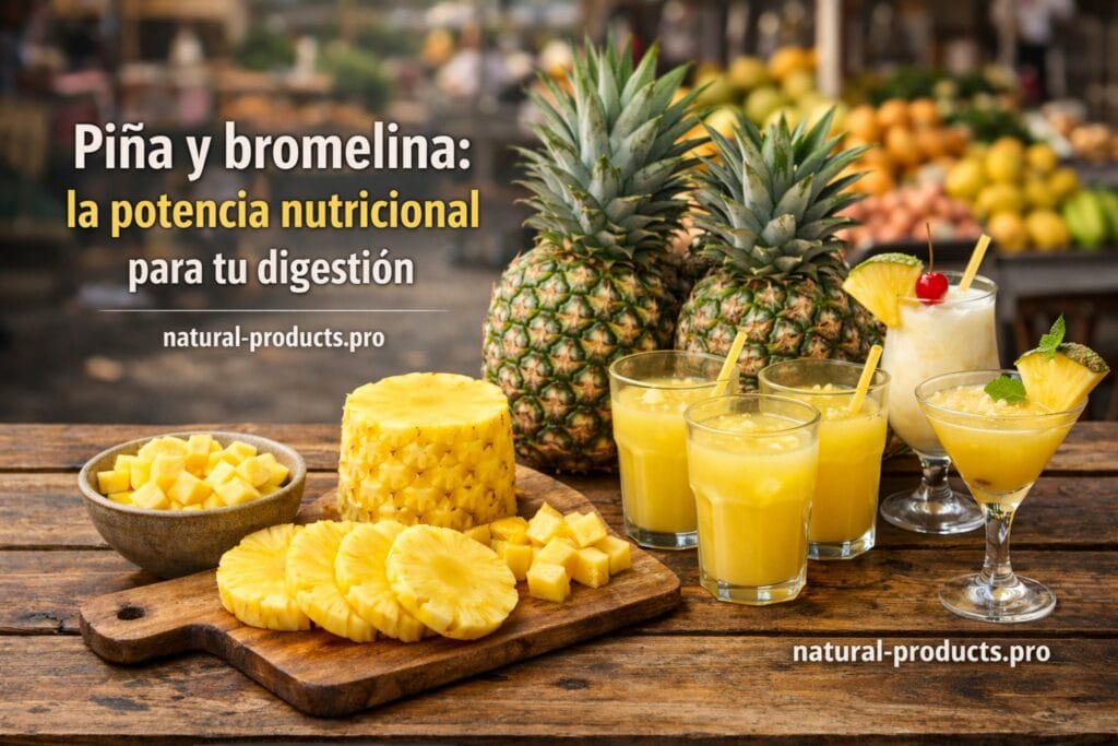 Piña y bromelina: la potencia nutricional para tu digestión