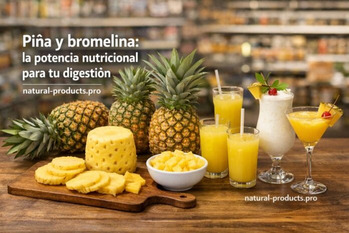 Piña y bromelina: la potencia nutricional para tu digestión